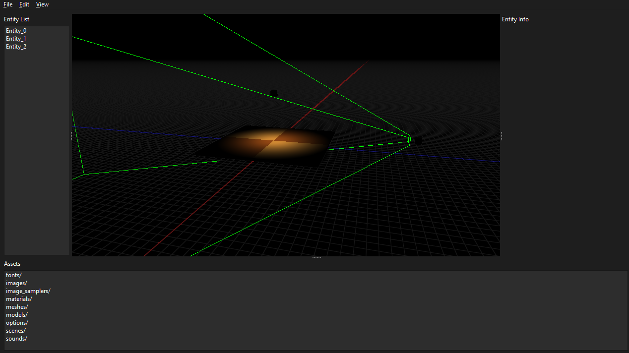Editor in C++, now with lighting