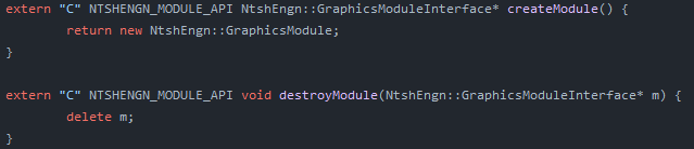 NutshellEngine Create And Destroy Modules